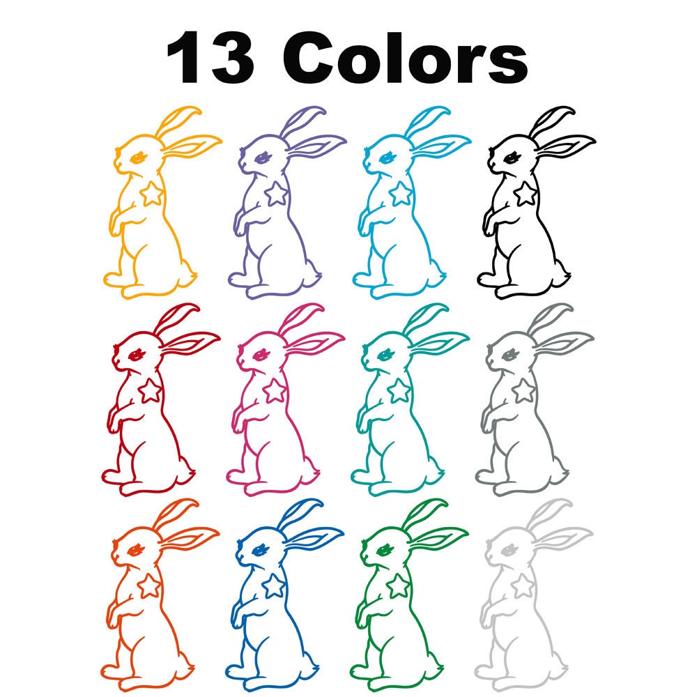 White Rabbit Decal