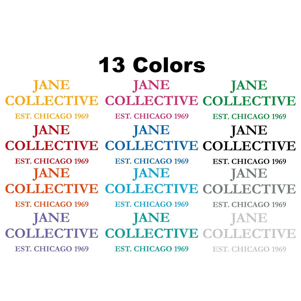 Jane Collective Decal Sticker
