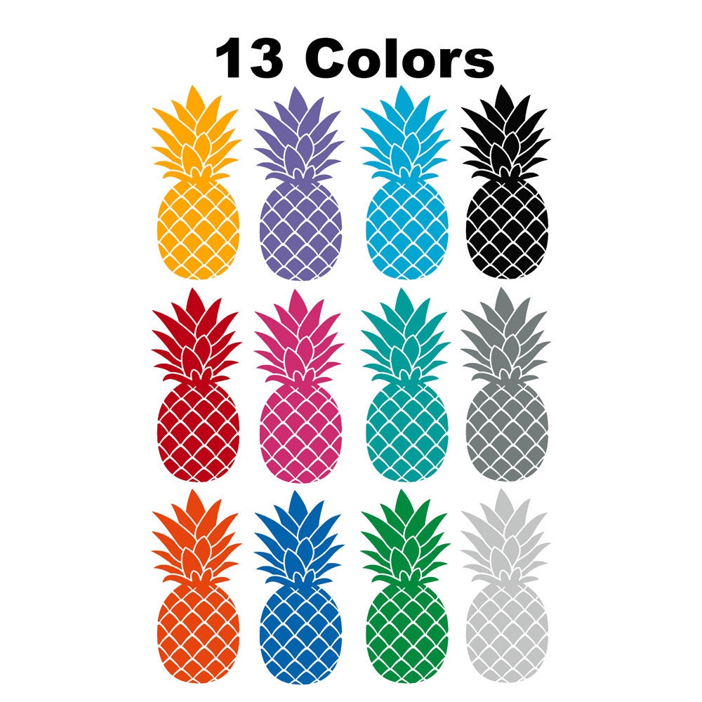 Pineapple Decal Sticker