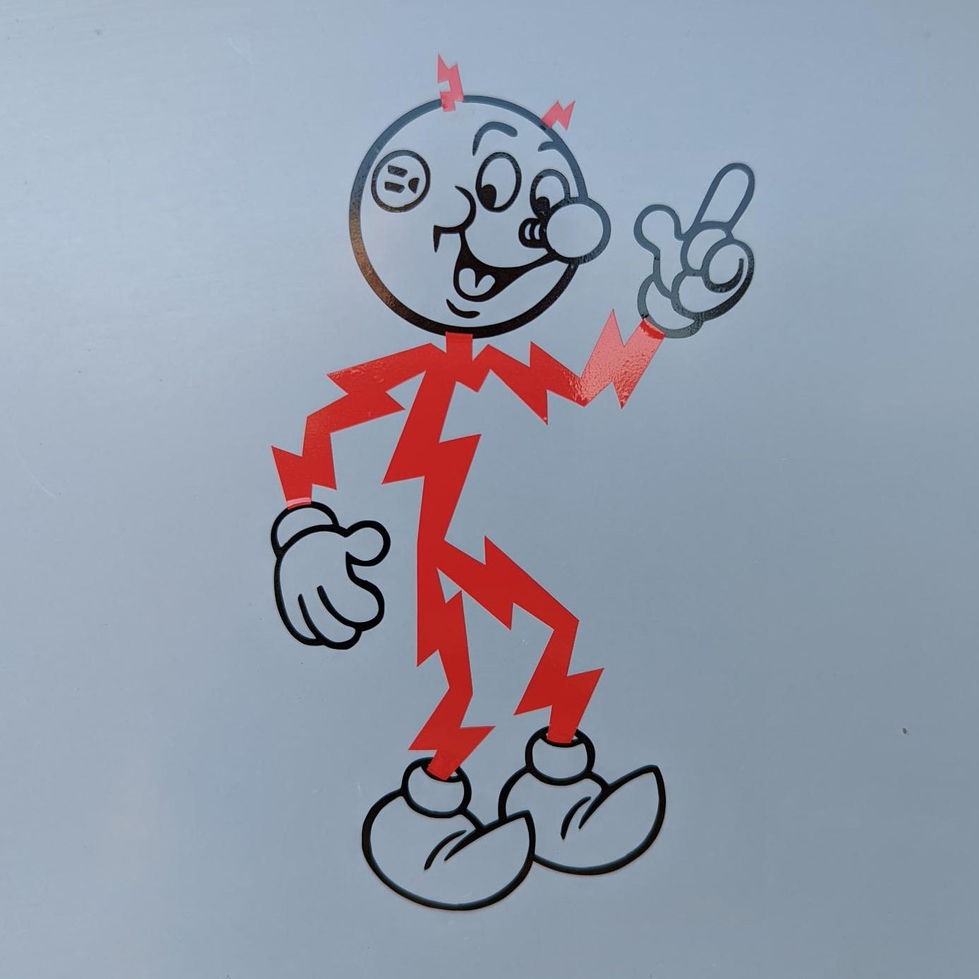 Reddy Kilowatt Decal Sticker