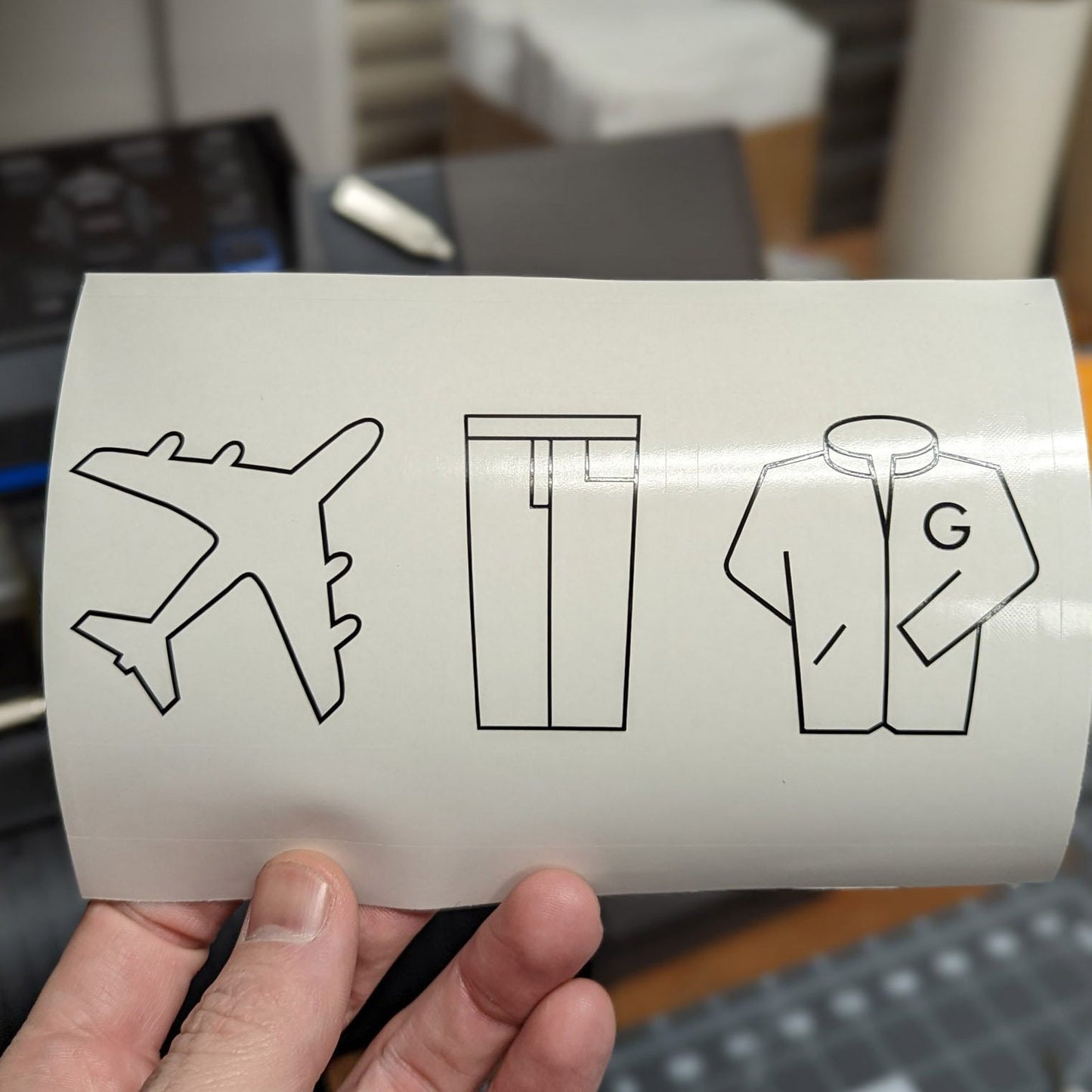 Takeoff Your Pants and Jacket Decal Sticker