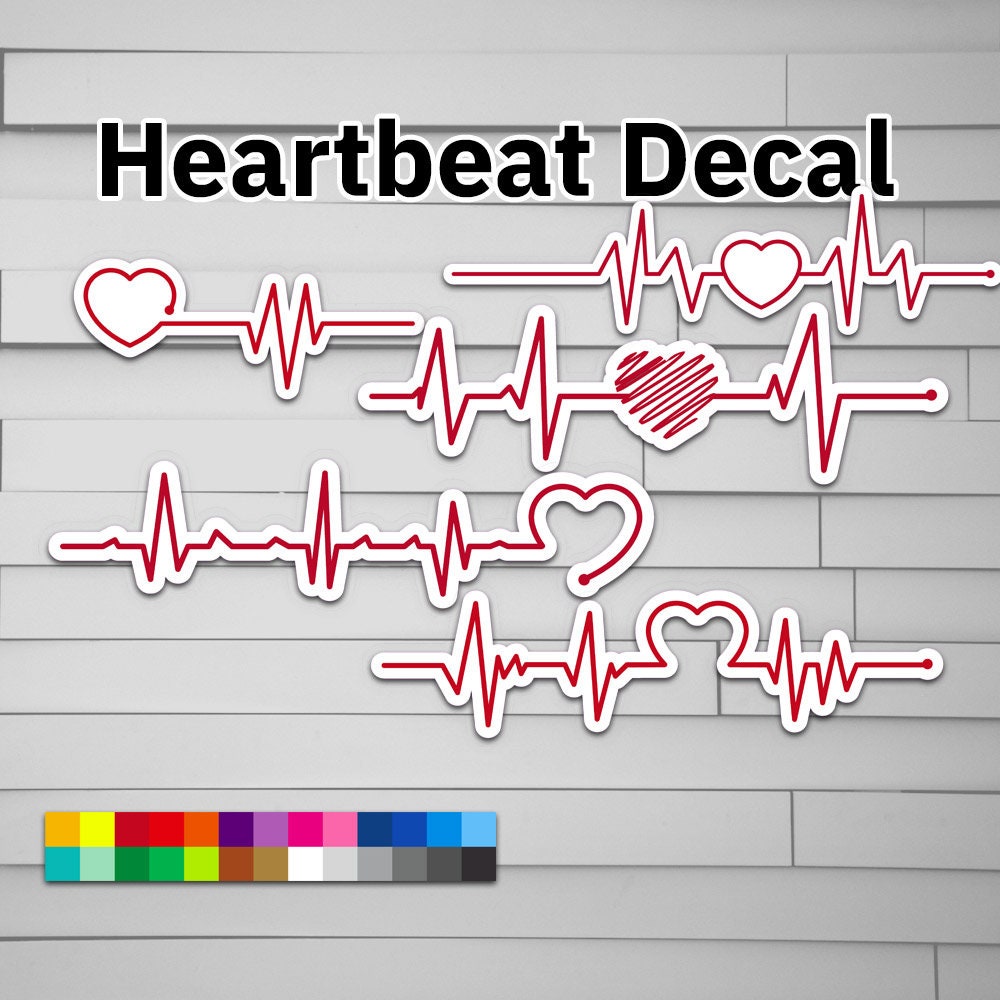 Heartbeat Decal