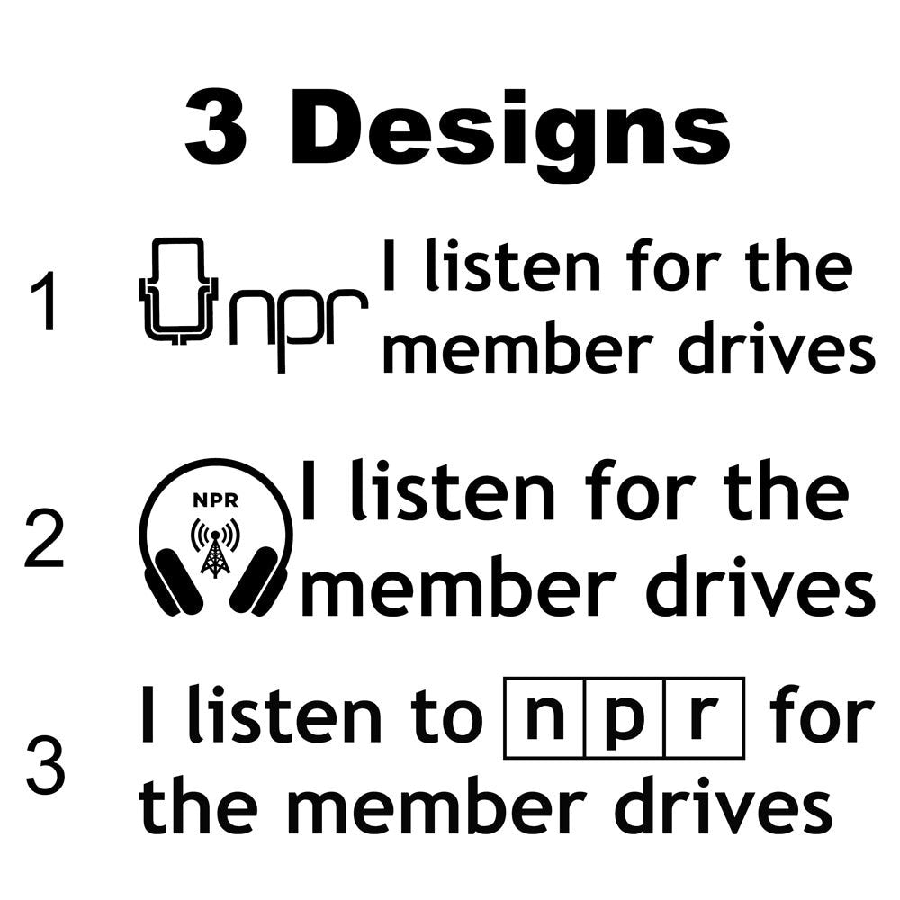 NPR Member Drives Bumper Sticker