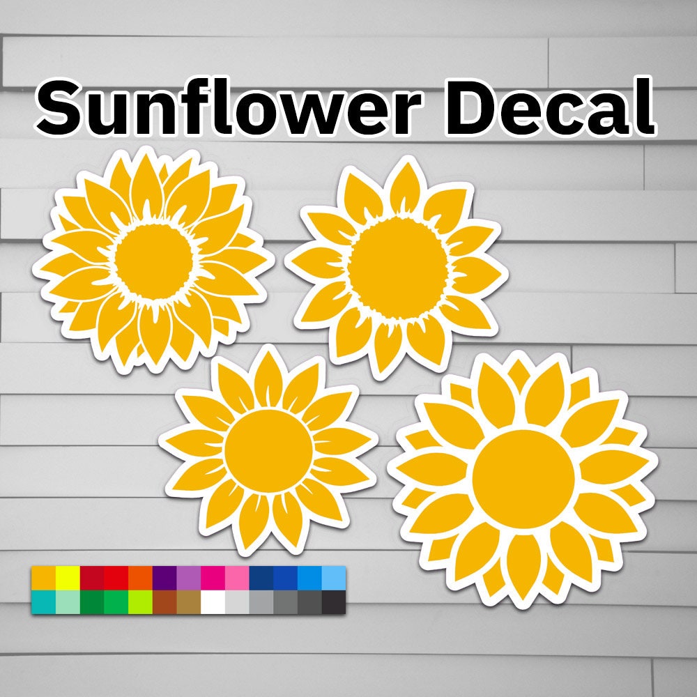 Sunflower Decal Sticker