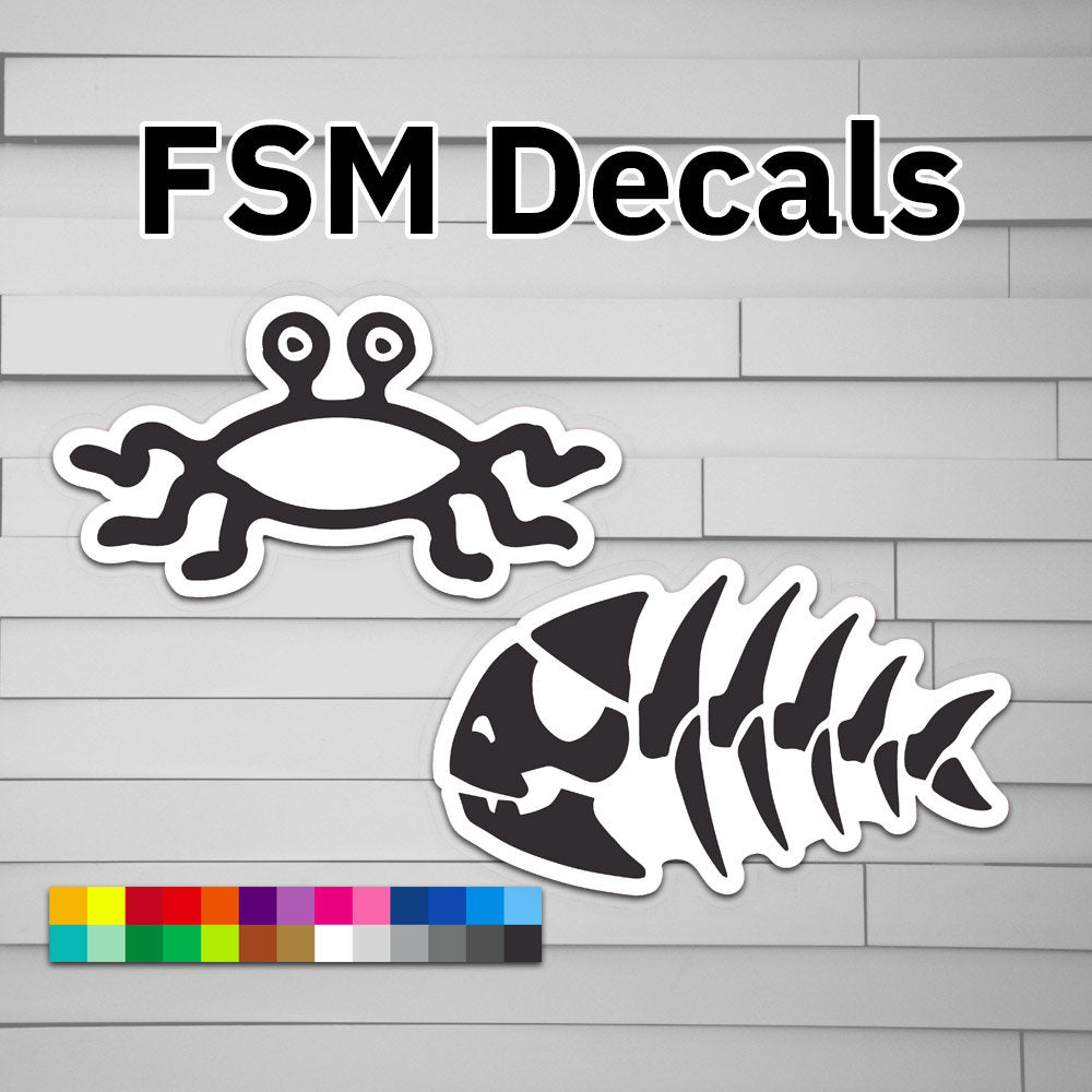 Flying Spaghetti Monster Decal Sticker