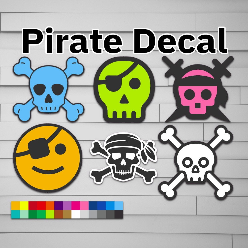 Pirate Decal Sticker