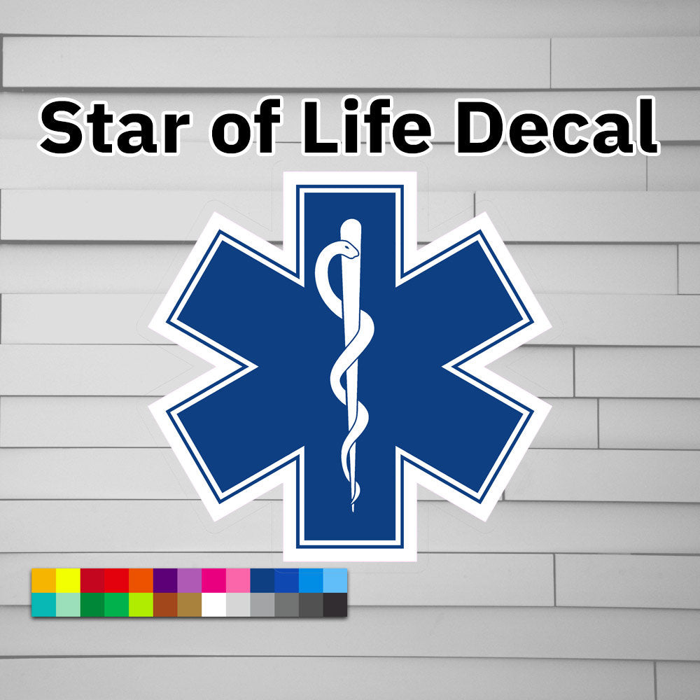 Star of Life Decal Sticker