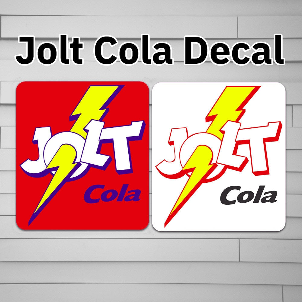 Jolt Cola Decal Sticker