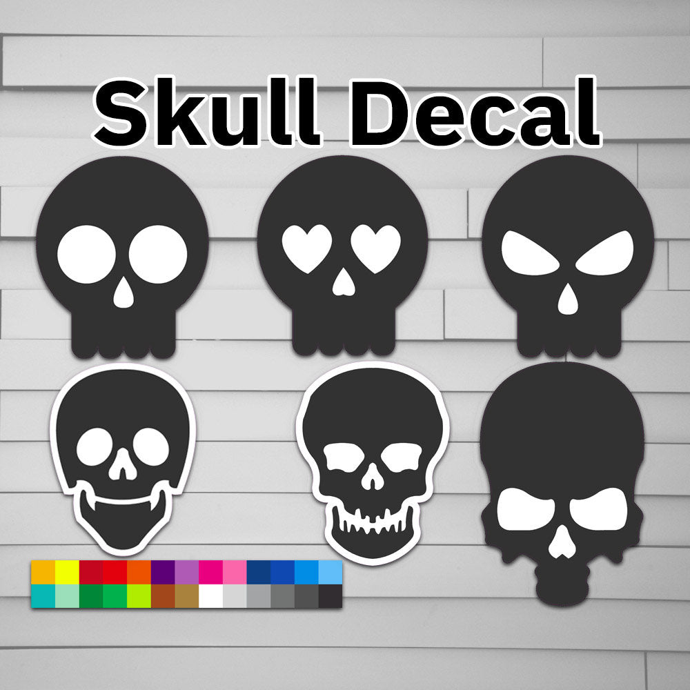 Skull Decal Sticker