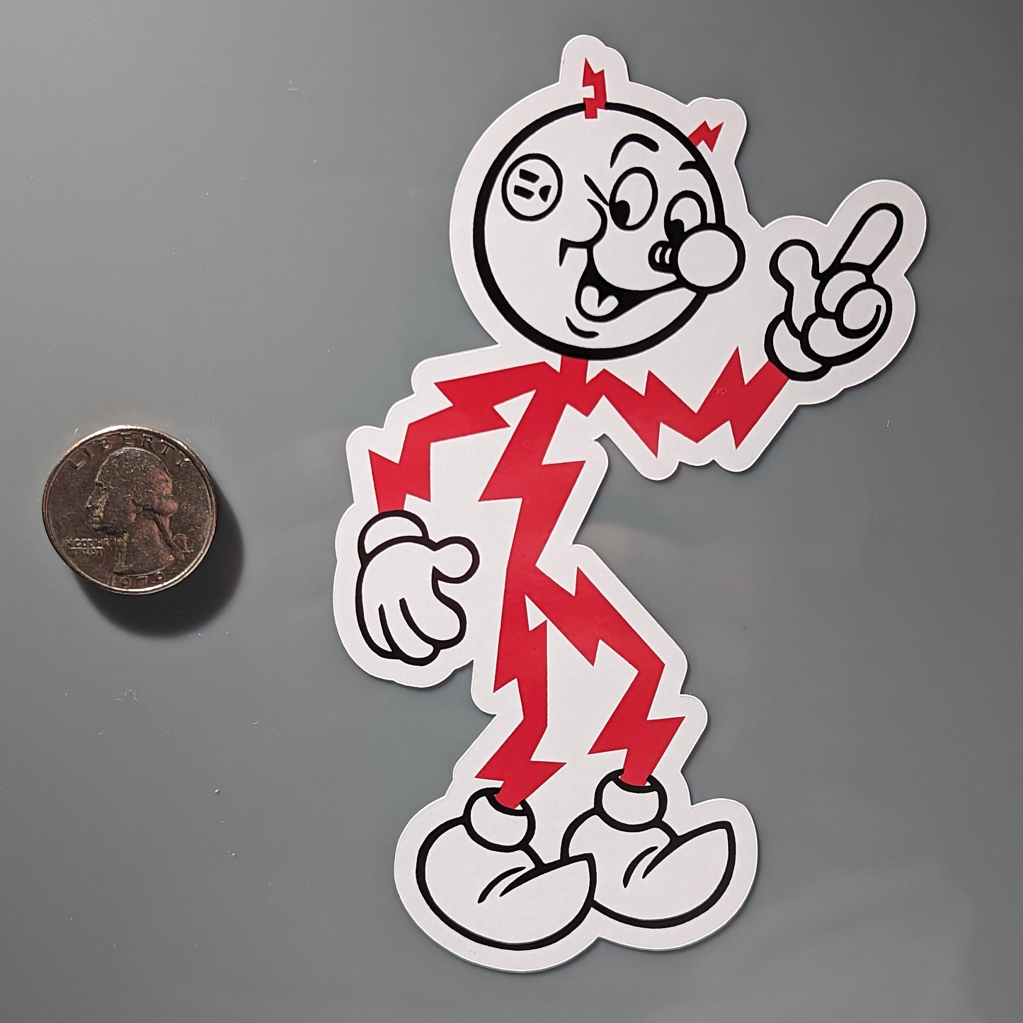 Reddy Kilowatt Decal Sticker