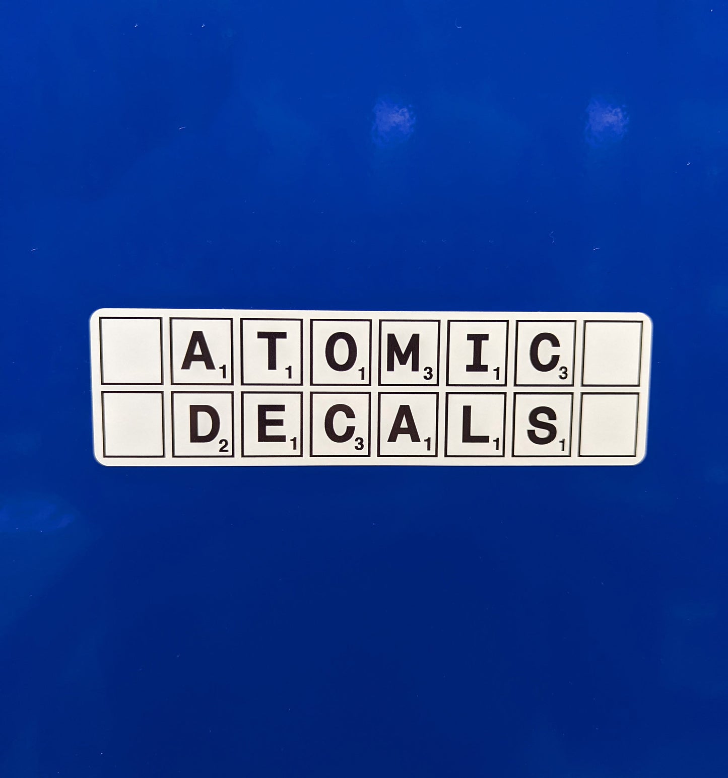 Scrabble Personalized Vinyl Decal Sticker