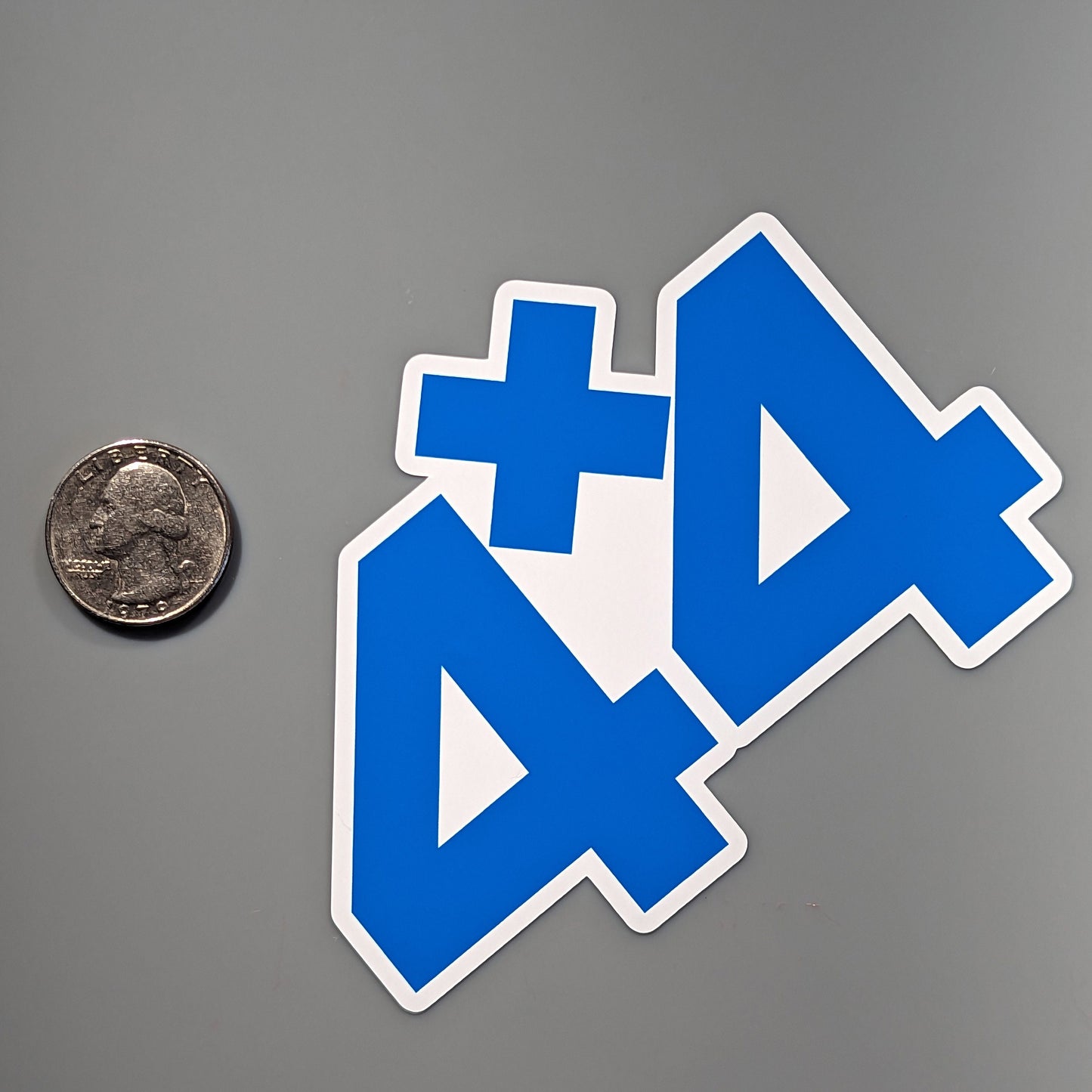 Plus 44 Decal Sticker