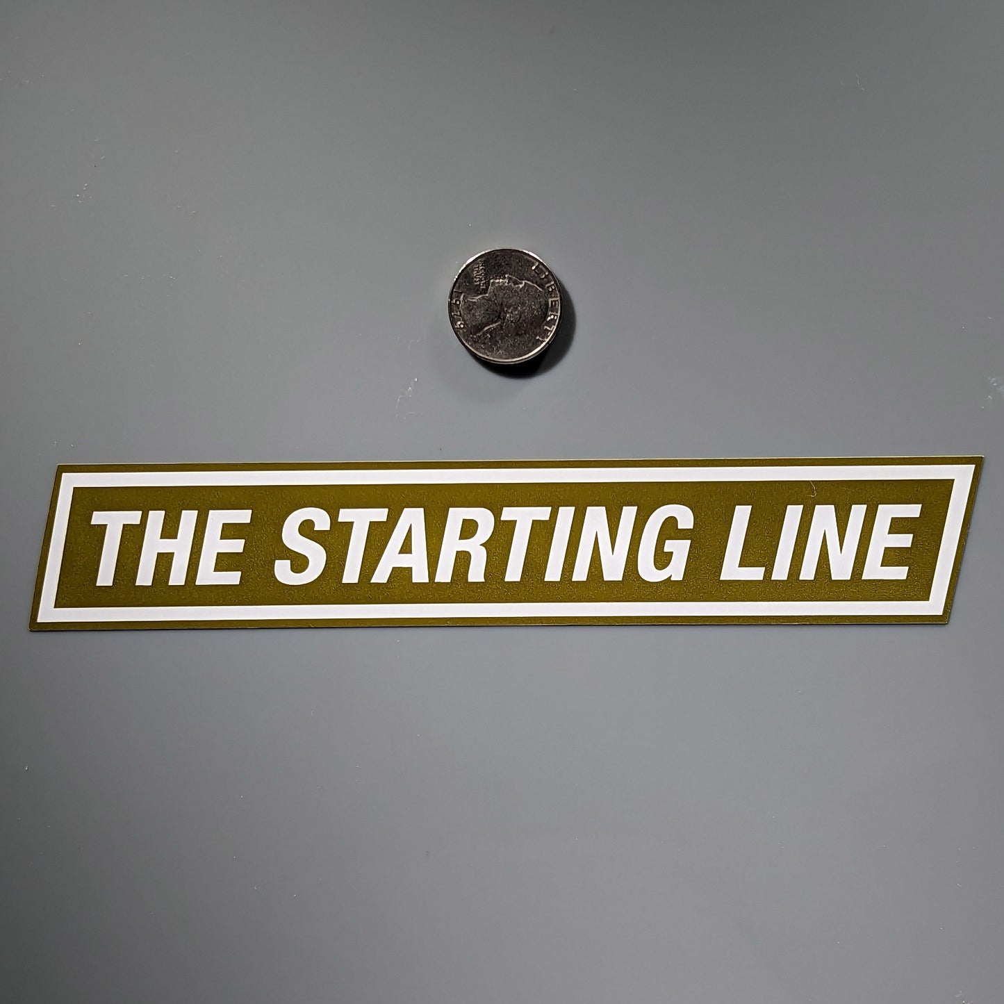 The Starting Line Decal Sticker