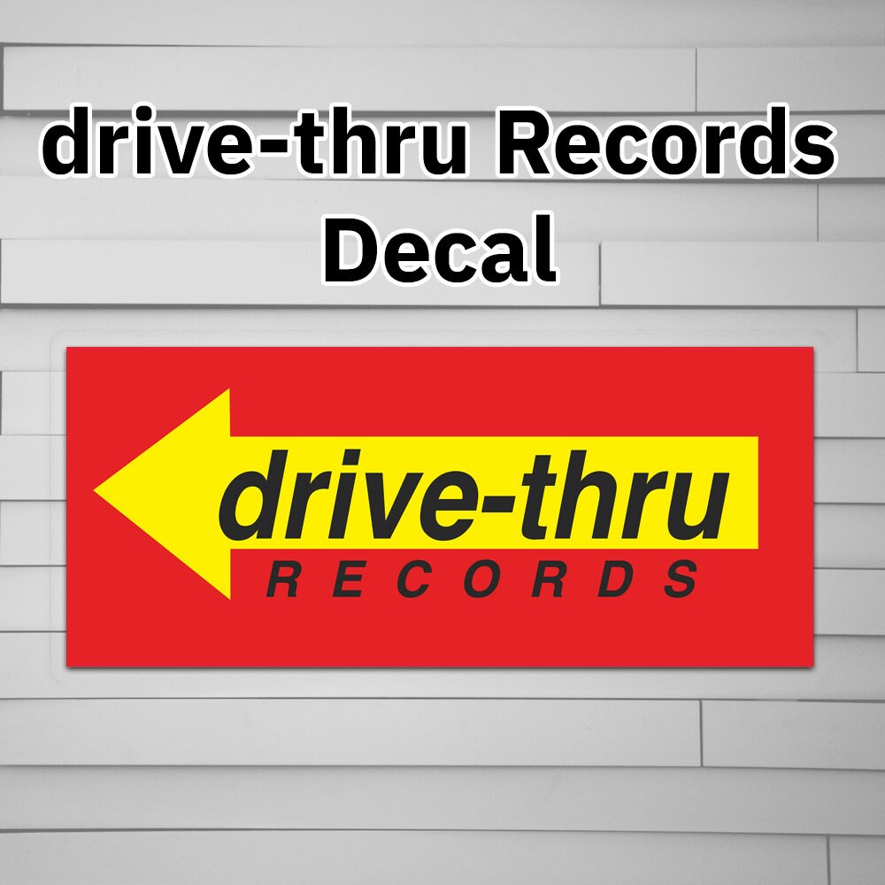 Drive-thru Records Decal Sticker