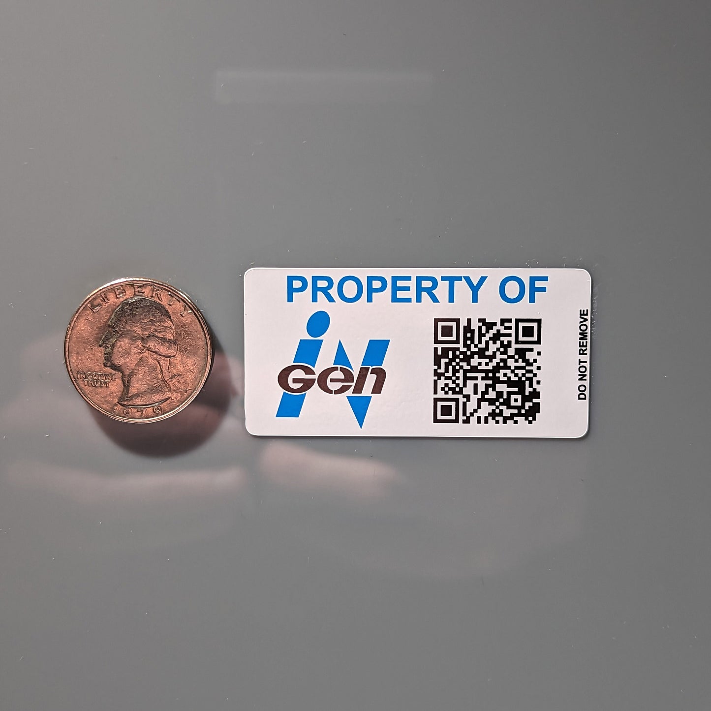 Ingen Asset Tags Sticker