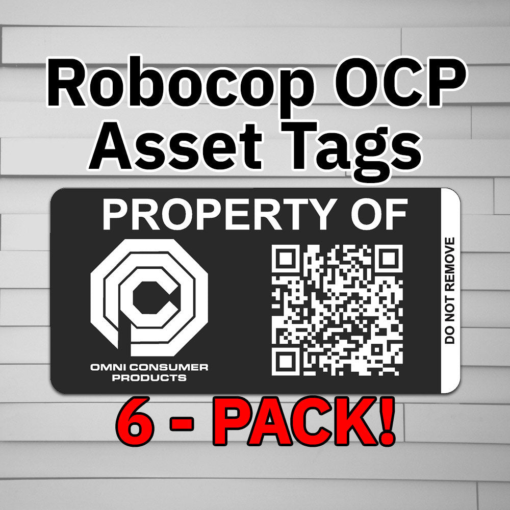Omni Consumer Products Asset Tags Sticker