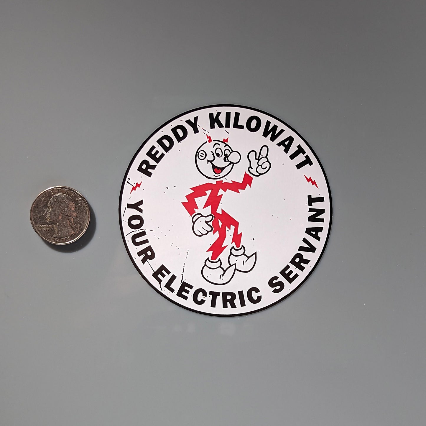 Reddy Kilowatt Decal Sticker