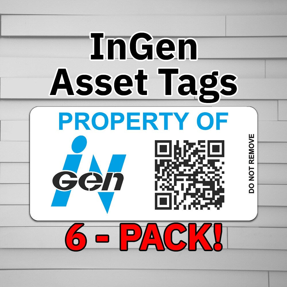 Ingen Asset Tags Sticker