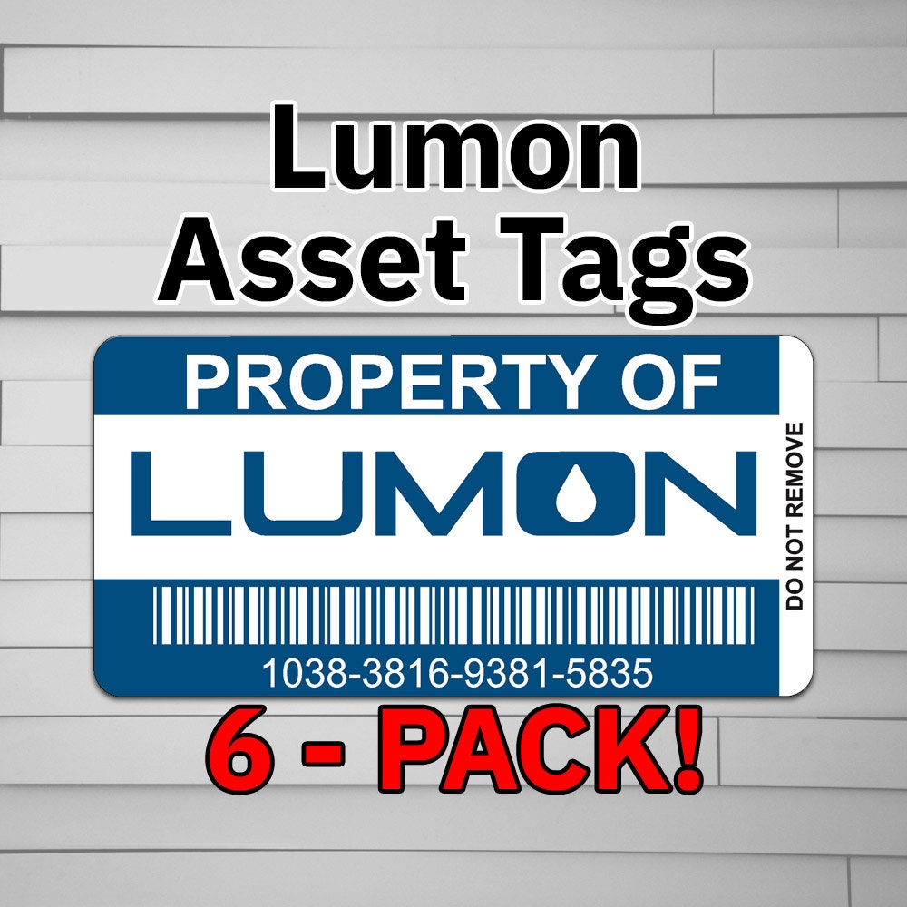 Lumon Asset Tags Sticker