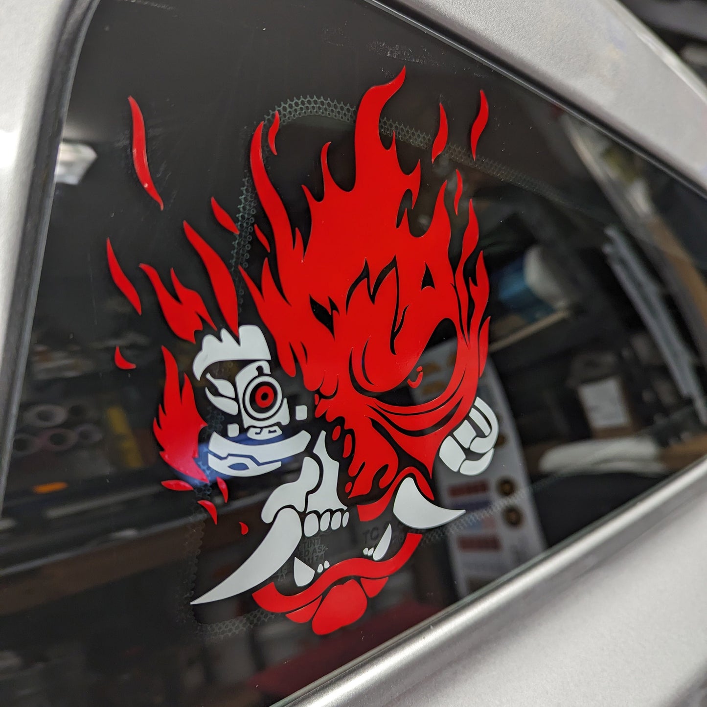 Cyberpunk Samurai Vinyl Decal Sticker