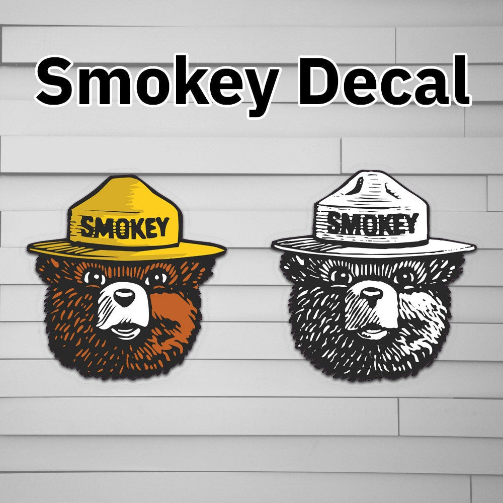 NEW Smokey Bear Decal Sticker