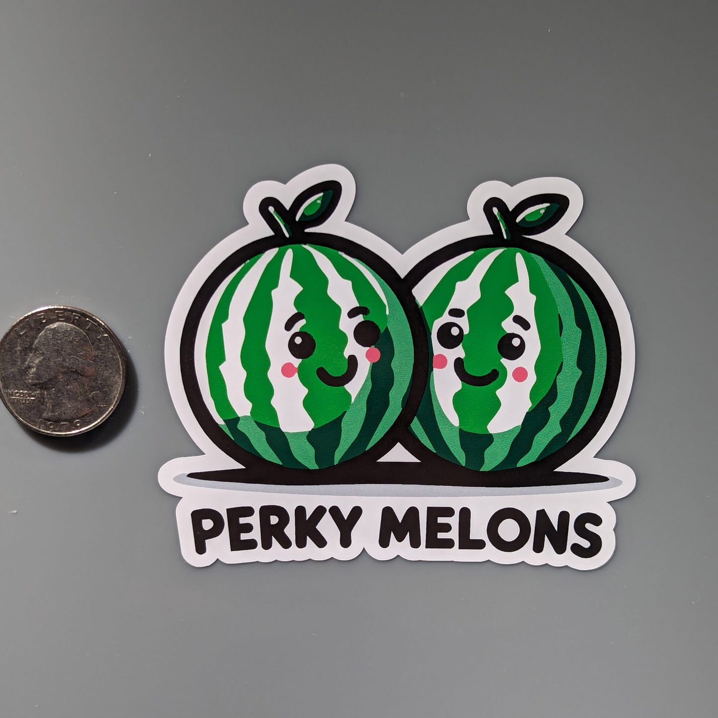 Perky Melons Decal