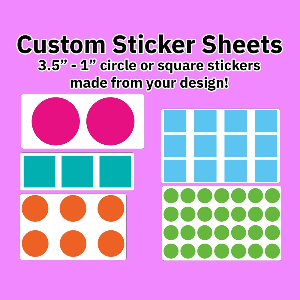 Custom Sticker Sheets