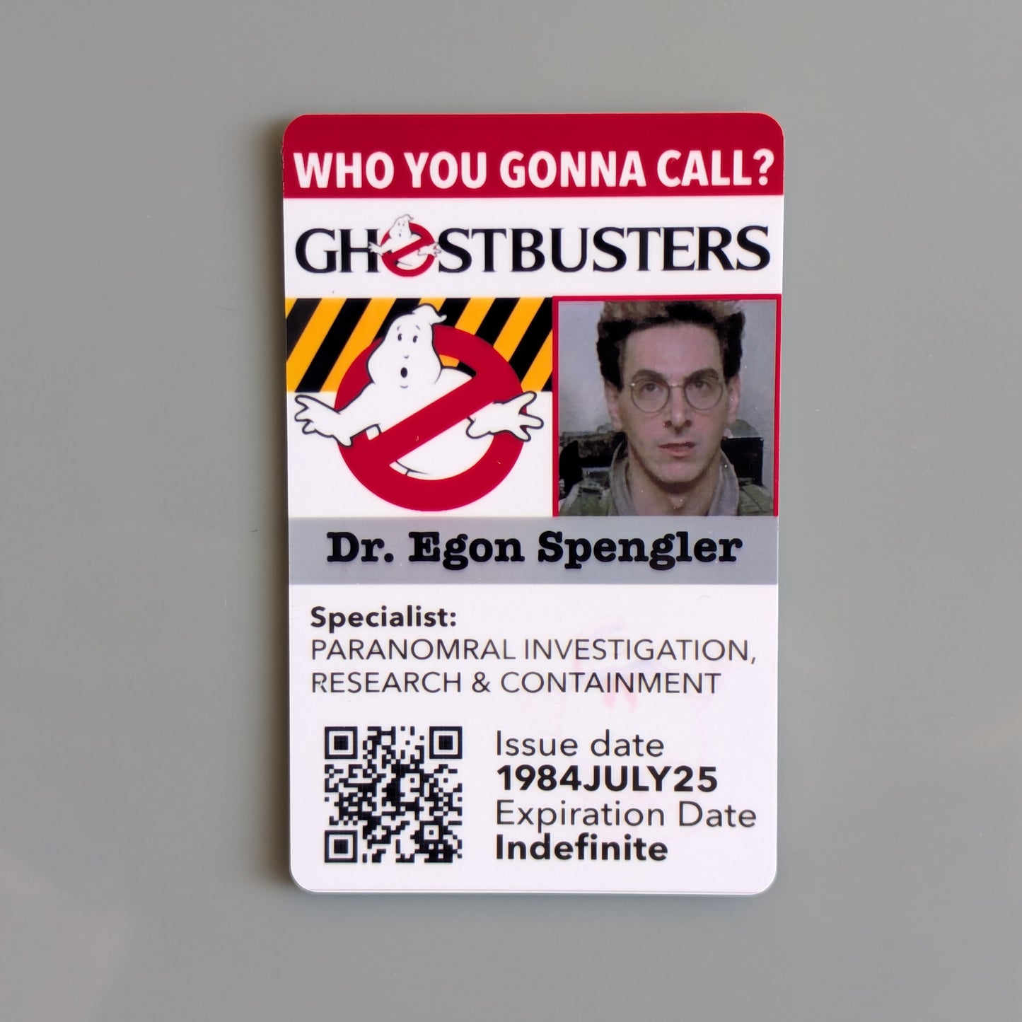 Ghostbusters ID Card