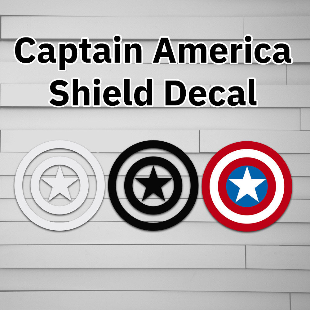 Shield Decals America Shield Decal Sticker – Atomic Decals