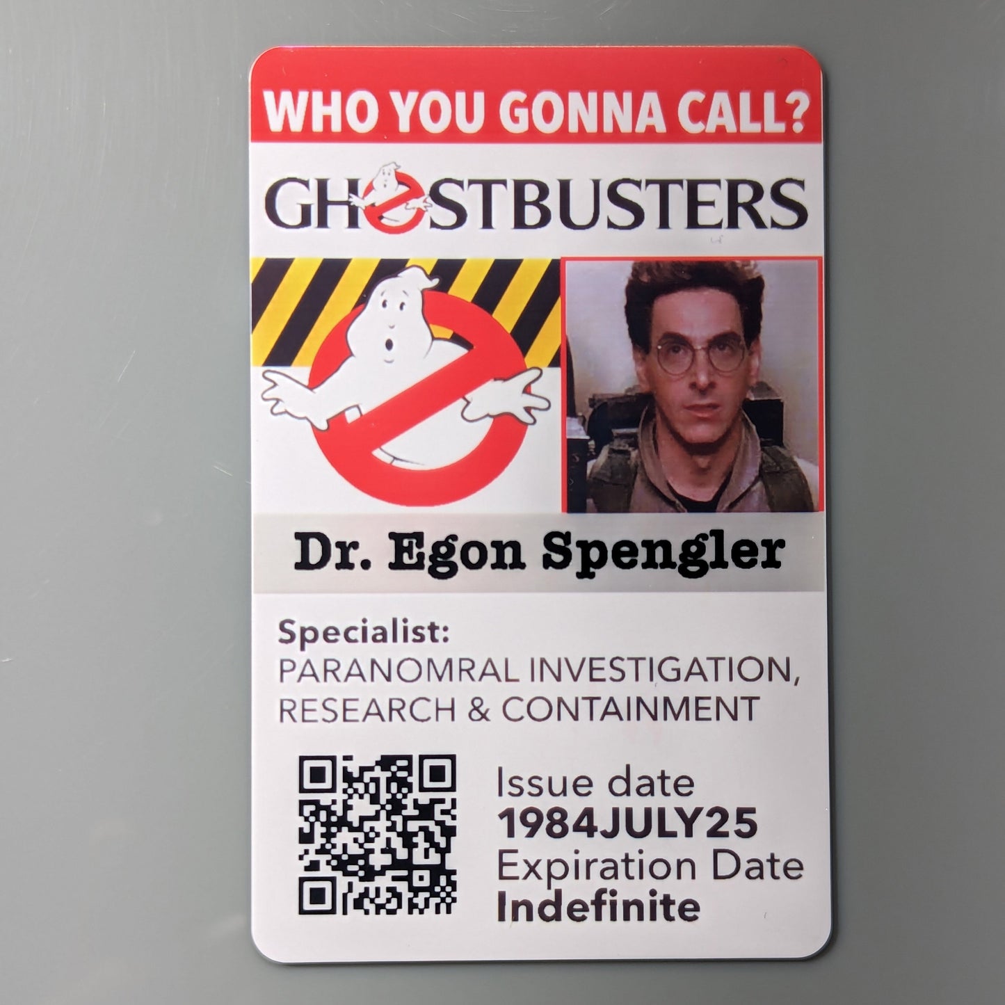 Ghostbusters ID Card
