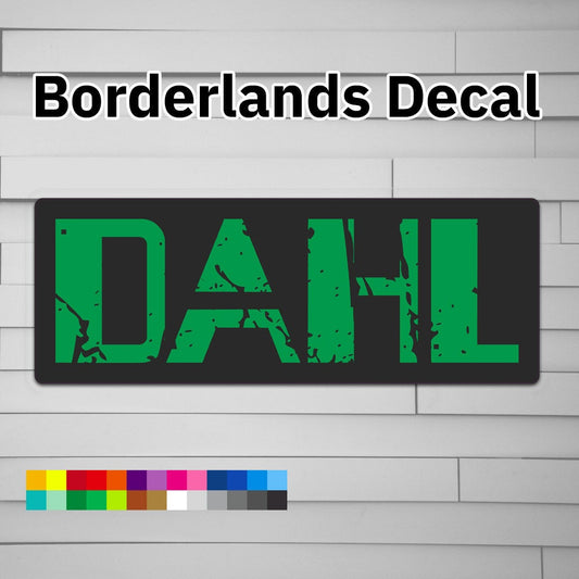 Borderlands Dahl Vinyl Decal