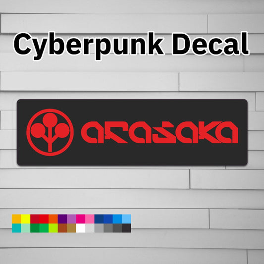 Cyberpunk Arasaka Decal