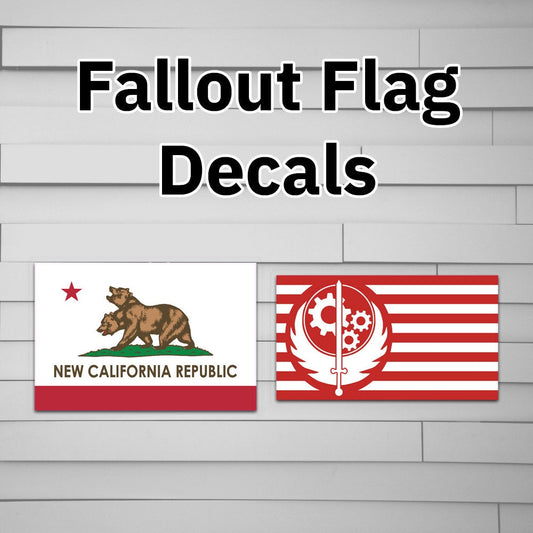 Fallout Flag Decal