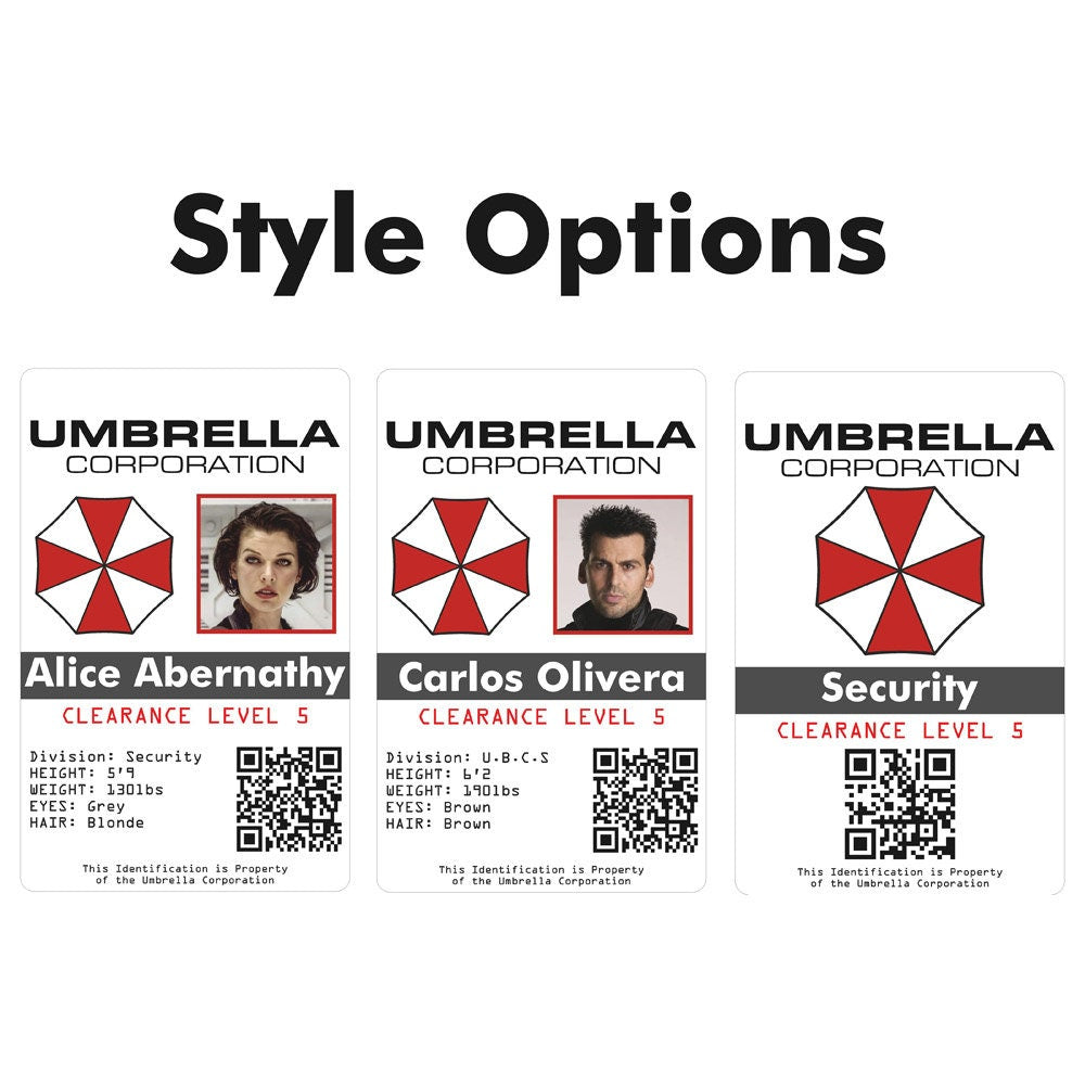 Umbrella Corporation ID Card