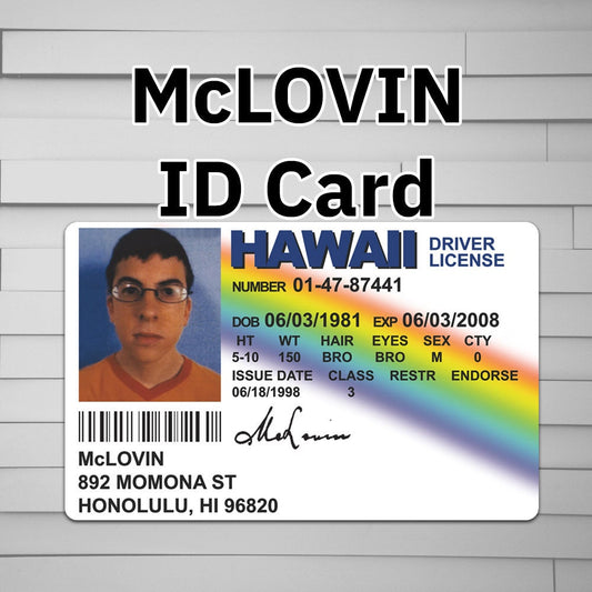 McLovin Driver's License