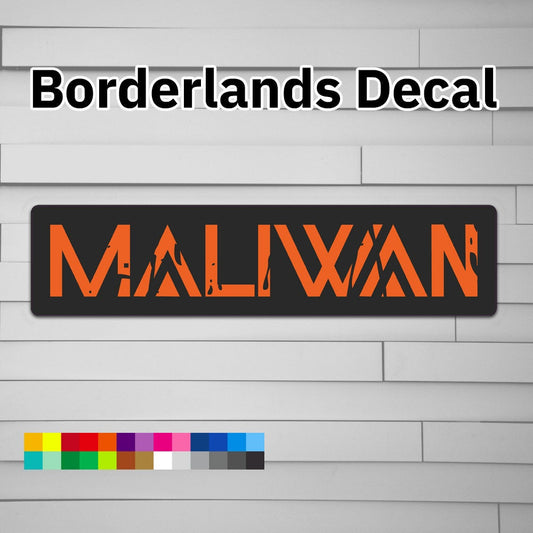 Borderlands Maliwan Decal