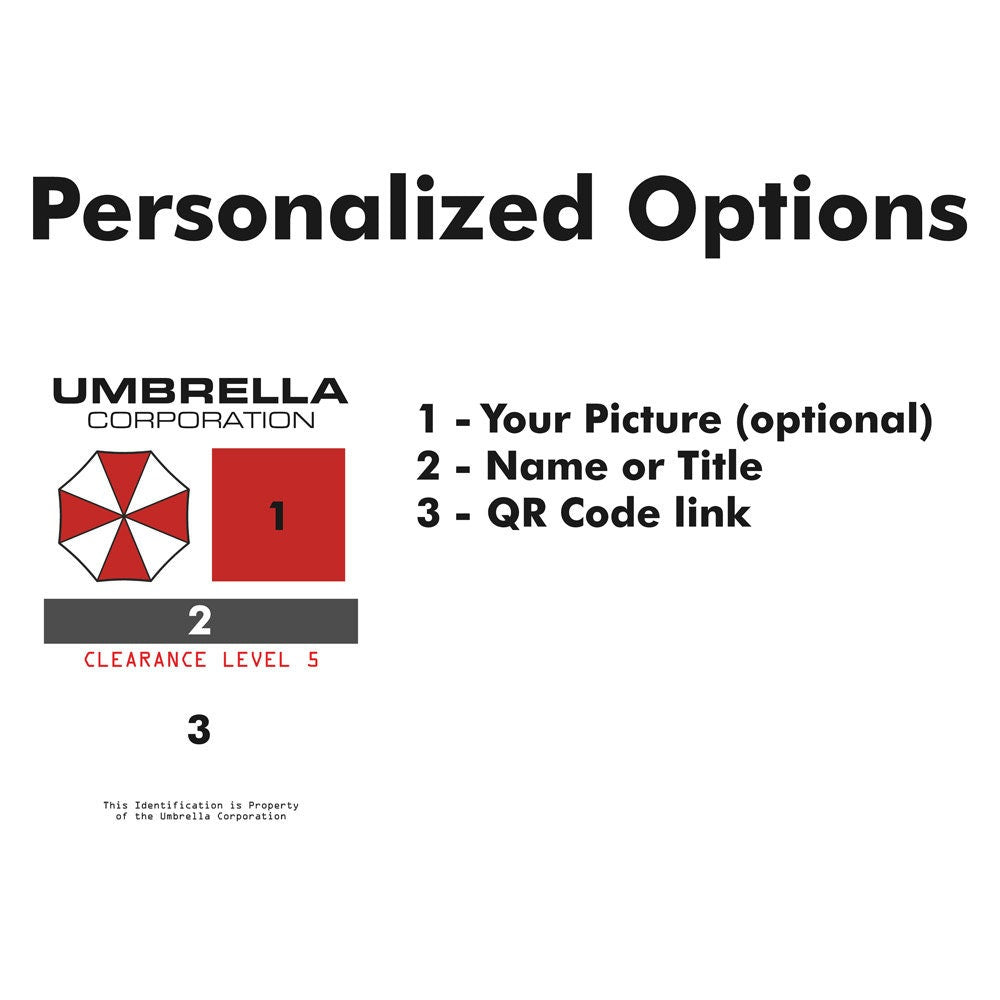 Umbrella Corporation ID Card