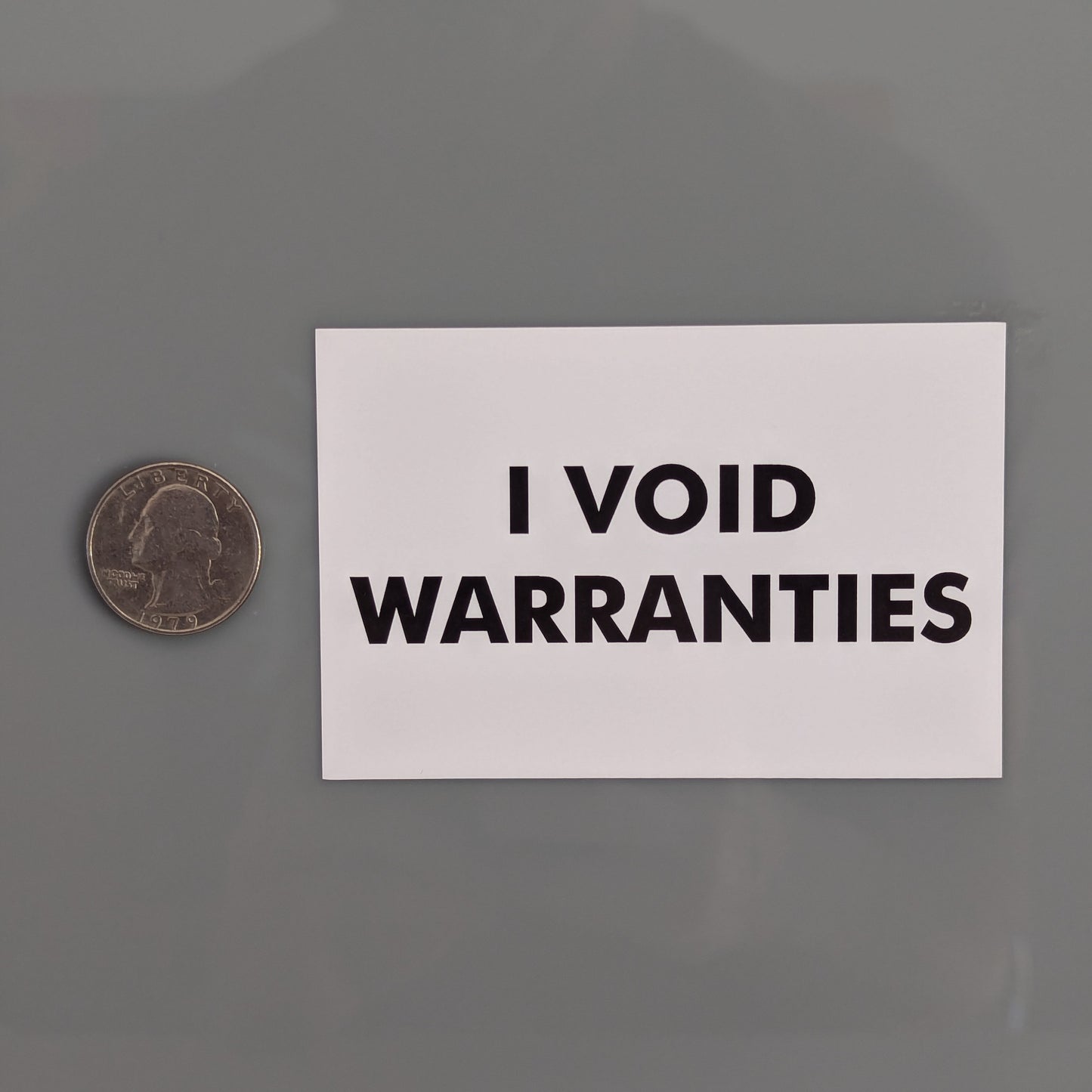 I Void Warranties Sticker Vinyl Decal