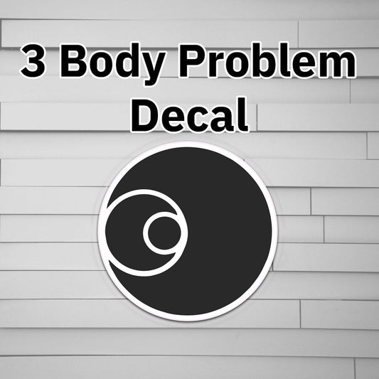 3 Body Problem Decal Sticker