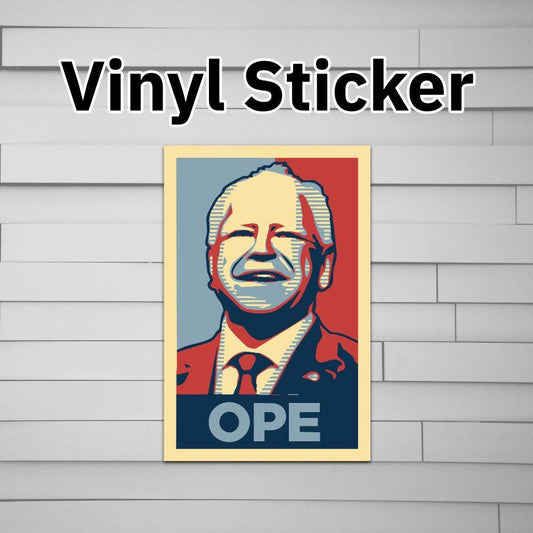 Ope - Funny Walz Sticker