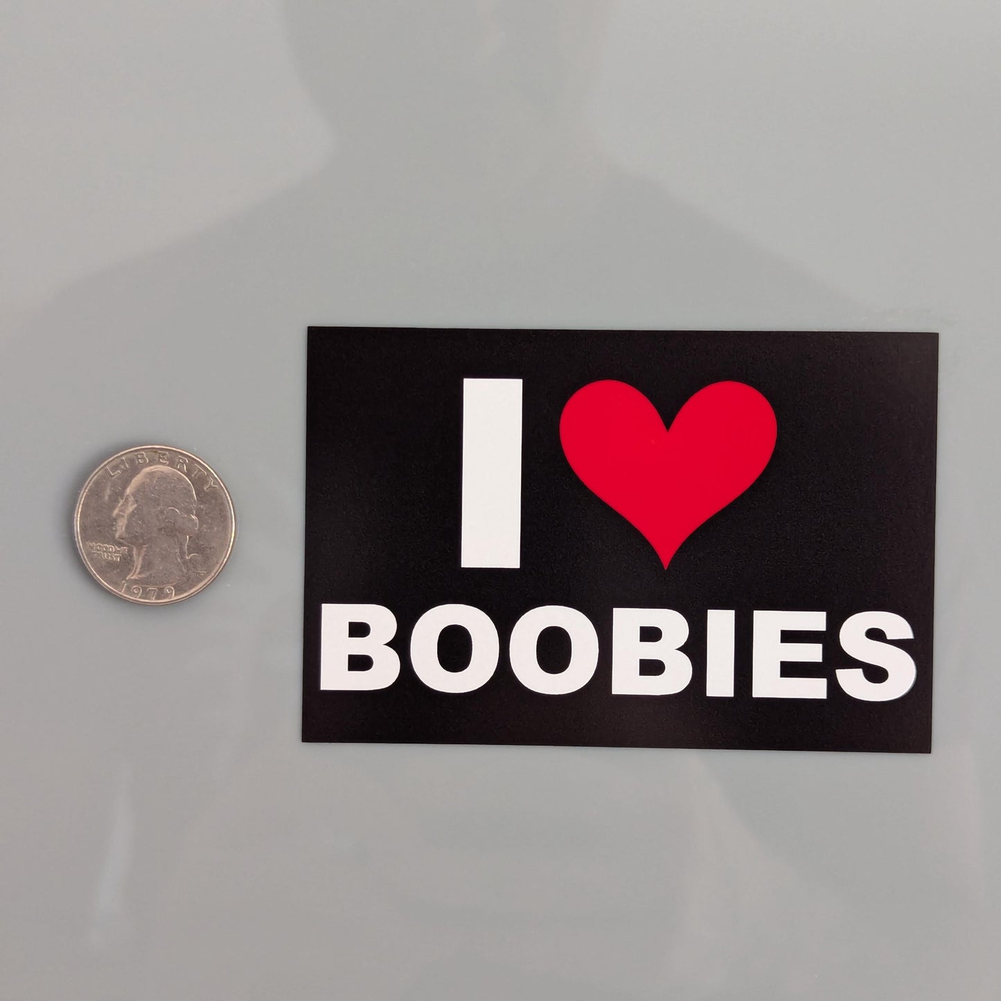 I Heart Boobies Sticker Vinyl Decal Love