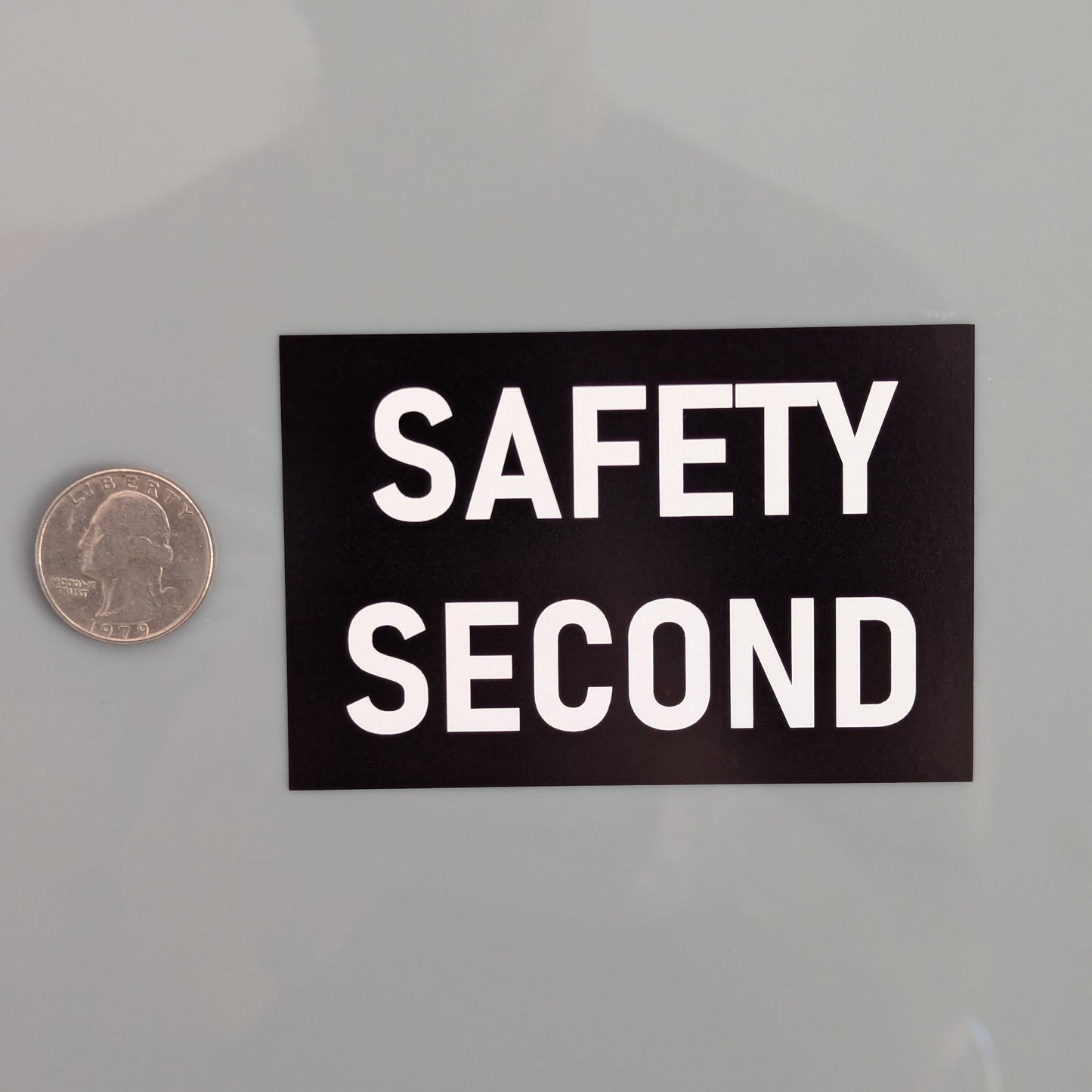 Safety Second Sticker Vinyl Decal, Safety Third – Atomic Decals