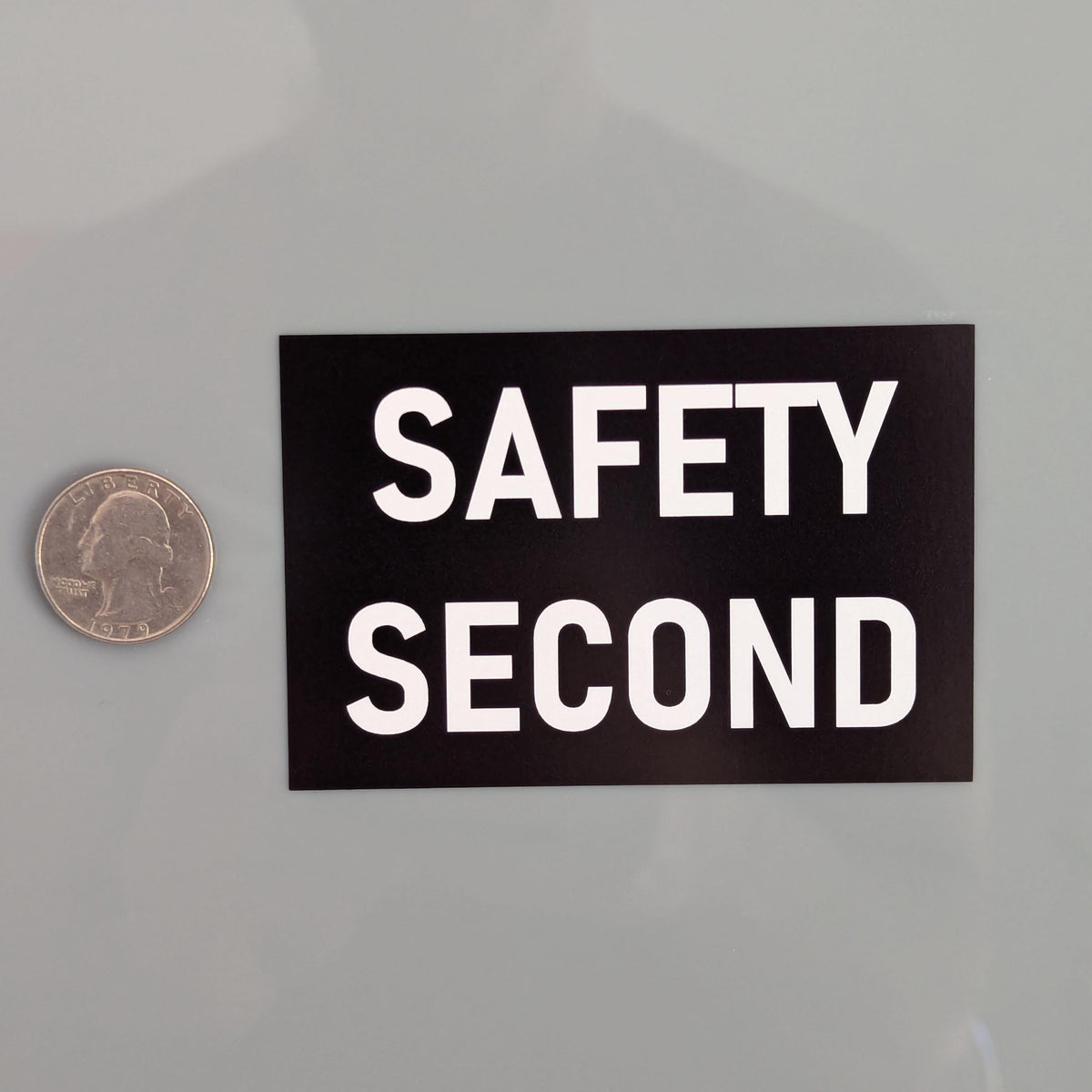 Secondometer Sticker Safety Second Sticker Vinyl Decal, Safety Third – Atomic Decals