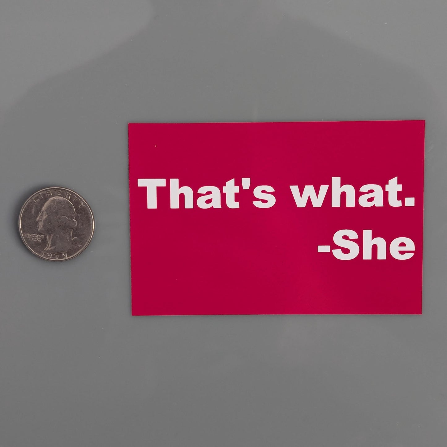 That's What She Said Sticker Vinyl Decal