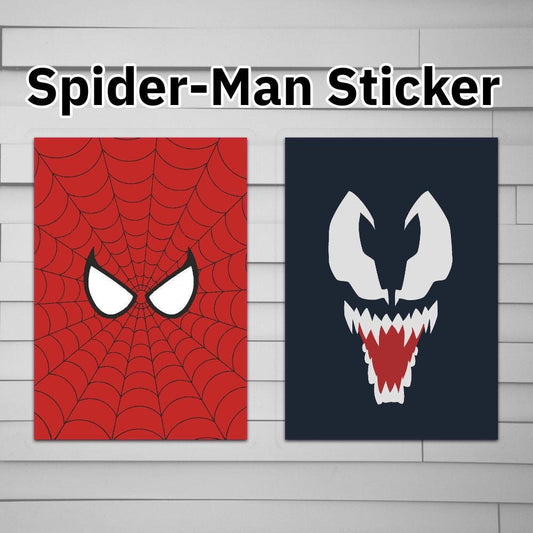 Spider-Man Venom Minimalist Stickers