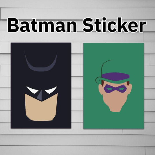 Batman Riddler Minimalist Stickers