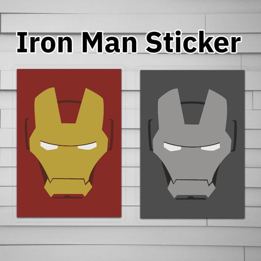 Iron Man War Machine Minimalist Stickers