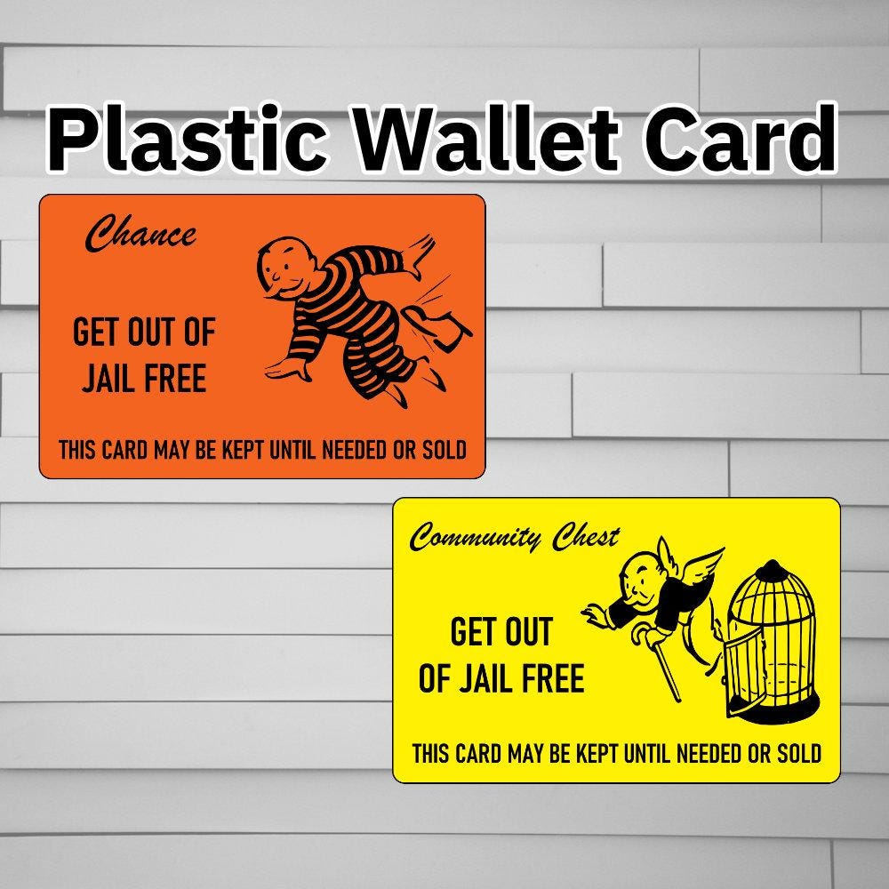 Get Out of Jail Free Card – Atomic Decals