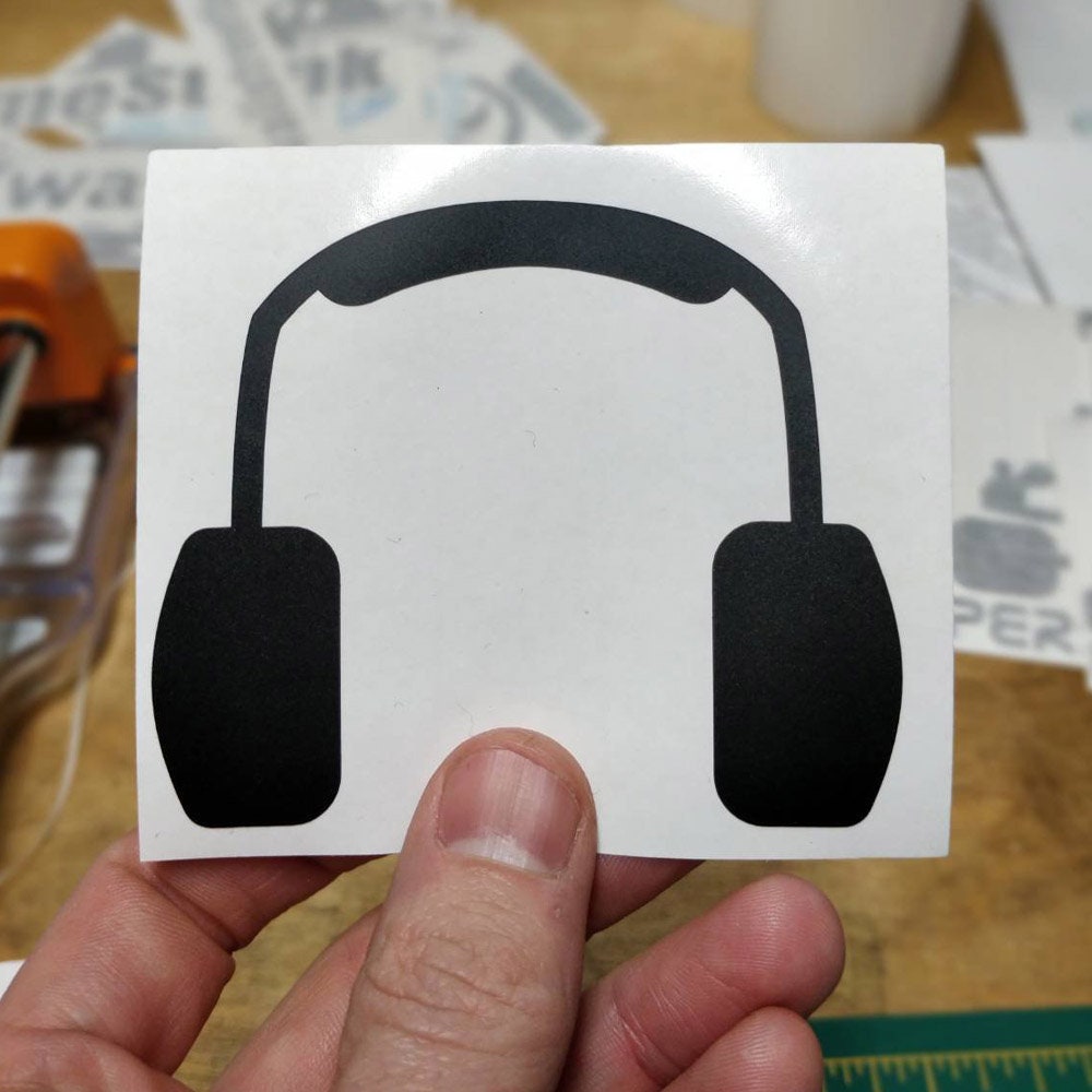 Headphones Decals Sticker – Atomic Decals