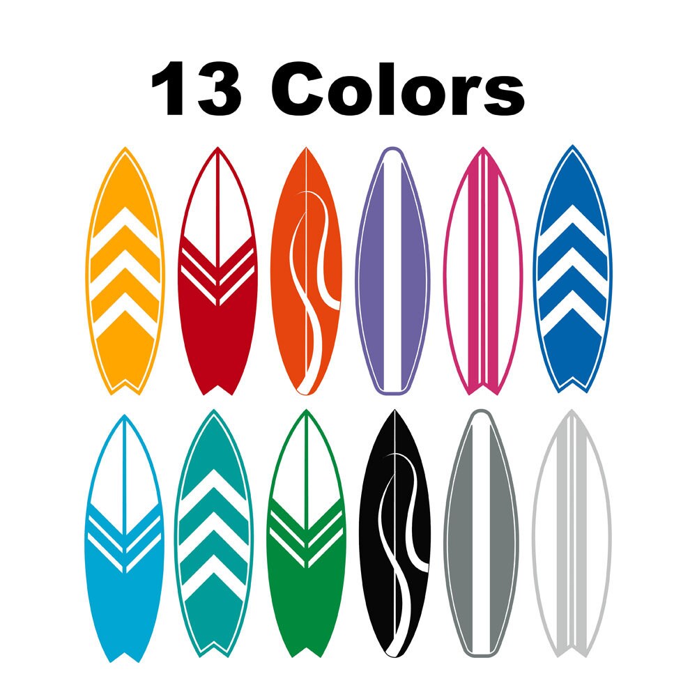 Surfboard Decal Sticker